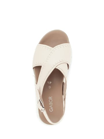Gabor Komfort Sandalen für Damen in creme