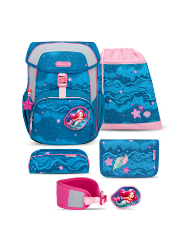 Belmil Maxi Mermaid Schulranzen Set 6-teilig mit extra Hüftgurt