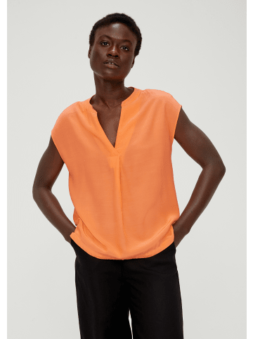 s.Oliver BLACK LABEL Bluse kurzarm in Orange