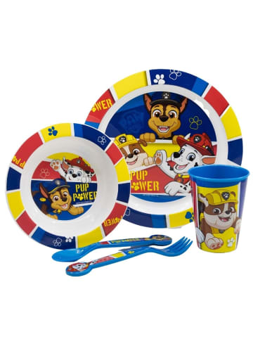 Paw Patrol Teller-Set Mikrowellengeeignet 5-teiliges Kindergeschirr