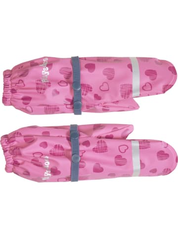 Playshoes Matschhandschuh mit Fleece-Futter Herzchen in Pink