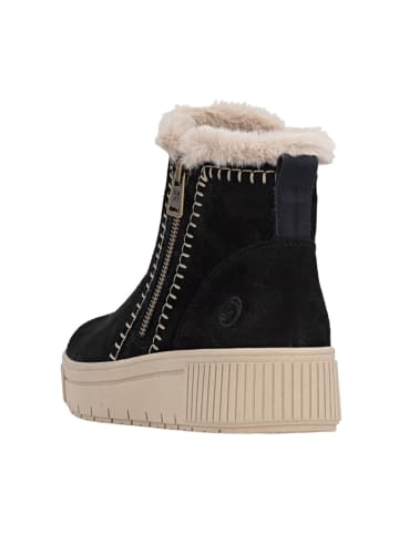 remonte Plateau Stiefeletten in Schwarz