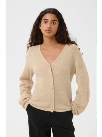 Soaked in Luxury Strickjacke SLHedaya Gerade Passform in Oatmeal