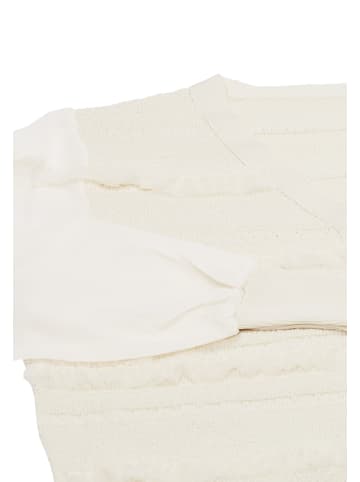 carato Damen Strickjacke in Wollweiss