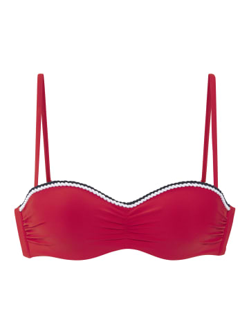 s.Oliver Bügel-Bandeau-Bikini-Top in rot