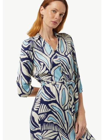 comma Kleid lang in Blau
