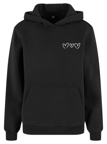 Mister Tee Mister Tee Always Trust Your Heart Ladies Fluffy Hoody in black