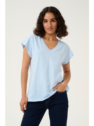 CULTURE T-shirt CUbiana Regular fit in Cashmere Blue