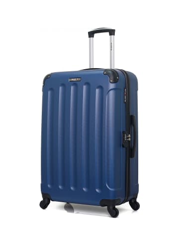 BlueStar Großer Hartschalenkoffer MADRID in Dunkelbau (95L)