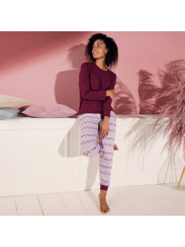 Erwin Müller Single-Jersey Schlafanzug in beere