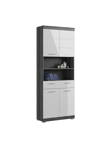 ebuy24 Hochschrank Scout Weiß 74 x 31 cm