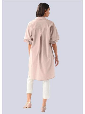 Alba Moda Bluse mit Hemdkragen in beige