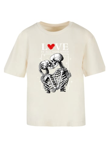 F4NT4STIC Everyday Tee Love is all you need in Whitesand