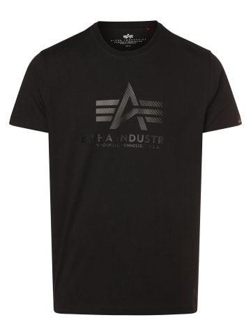 Alpha Industries T-Shirt in schwarz schwarz
