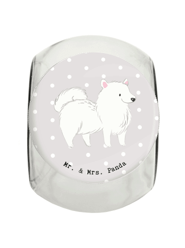 Mr. & Mrs. Panda leckerlidose Spitz Moment ohne Spruch in Grau Pastell