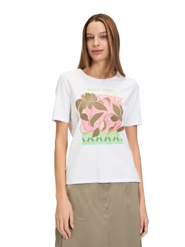 Betty Barclay Basic Shirt mit Placement in Patch White/Green