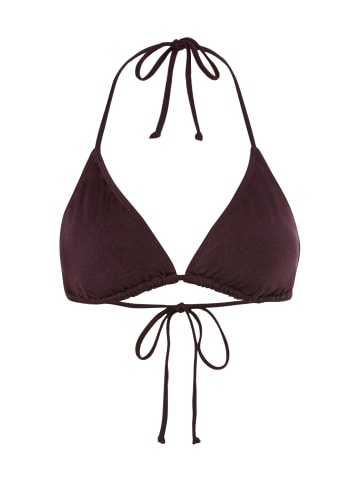 LSCN BY LASCANA Triangel-Bikini-Top in aubergine