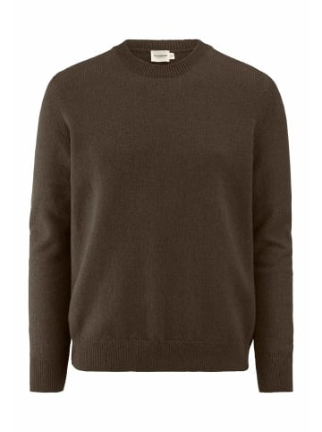 Hessnatur Strick Pullover in vintage oliv