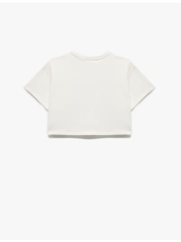KOTON TSHIRT SS in Ekru