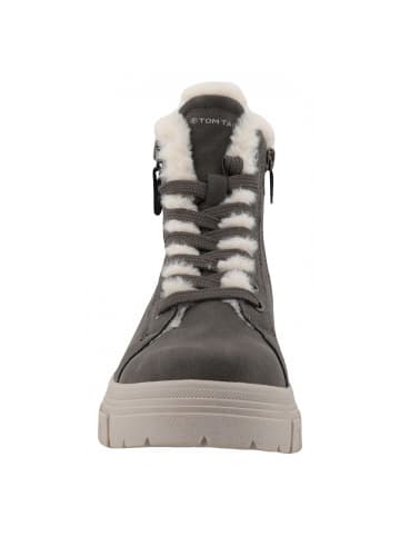 Tom Tailor Schnürstiefel  in Grau