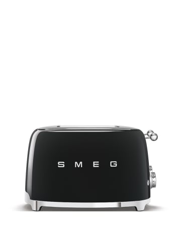 Smeg 4-Schlitz-Toaster 50's Retro Style in Schwarz