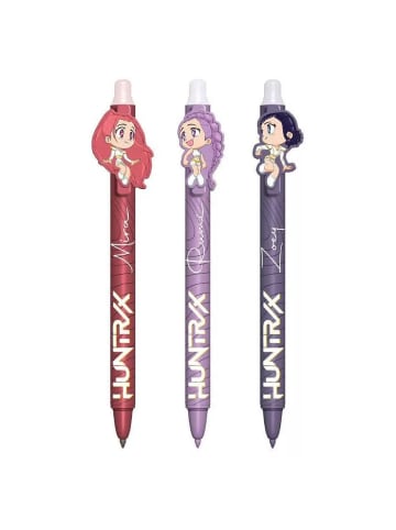 KPop Demon Hunters K-pop Demon Hunters Chibi Set mit 3 radierbaren Stiften