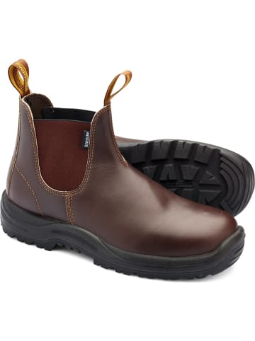 Blundstone Chelsea Boot "122 Safety Series" in Braun