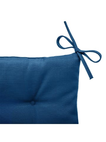 Hespéride Sitzkissen KORAI mit Bindeband, UV-beständig in Blau, 40 x 40 cm