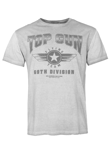 TOP GUN T-Shirt TG20212105 in light grey