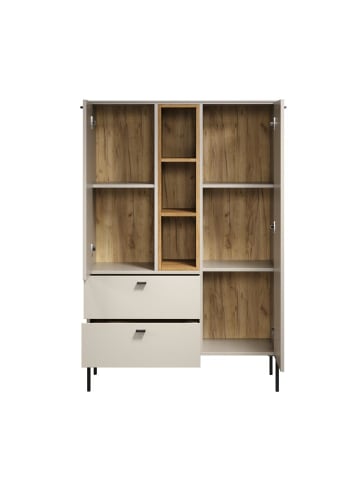 ebuy24 Vitrinenschrank SaoPaulo Kaschmir 93 x 42 cm
