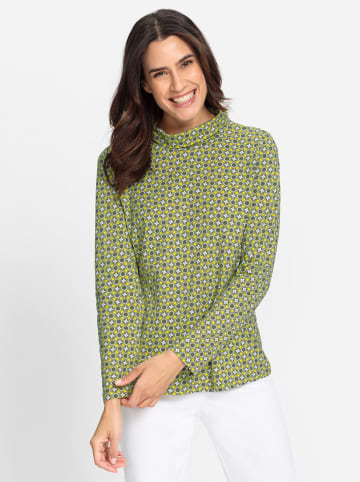 WITT WEIDEN Rollkragen-Shirt in ecru-schilf-bedruckt