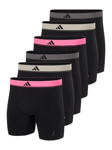 Adidas Sportswear Long Short / Pant Active Micro Flex Eco in Schwarz / pink / grau