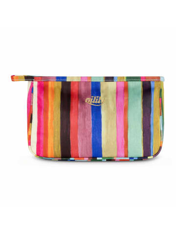 Oilily Pieternella stripe Kosmetiktasche 22 cm in creme de menthe