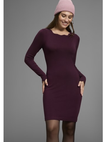 Laura Scott Strickkleid in bordeaux