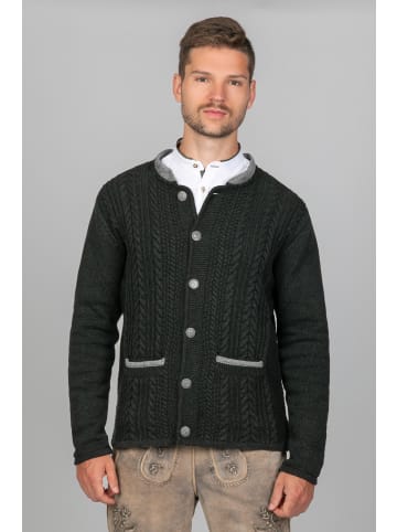 Edelnice Trachten Strickjacke Jakob Dunkelanthrazit in grau