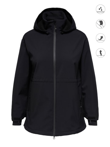 ONLY Carmakoma Softshell Jacke in Black