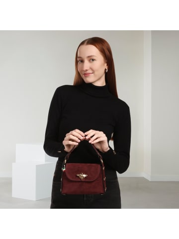 Florence Leder Umhängetasche Florence Tasche bordeauxrot ca. 19cm