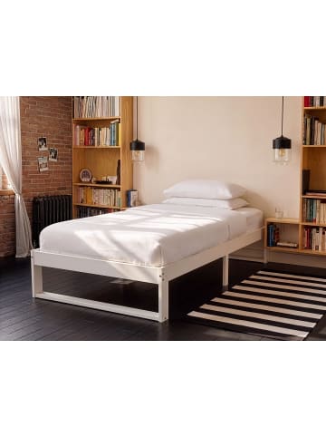 Beliani Kinderbett TALAIRAN in Weiß - (W) 95 x (H) 31 x (L) 205 cm