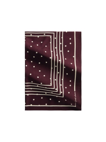 Marc O'Polo DENIM Gemustertes Tuch in Dark Red
