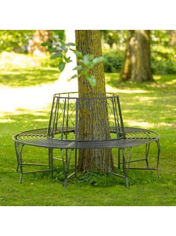 tectake Outdoor-Sitzbank, 164 x 164 x 89 cm, geeignet für mehrere Personen