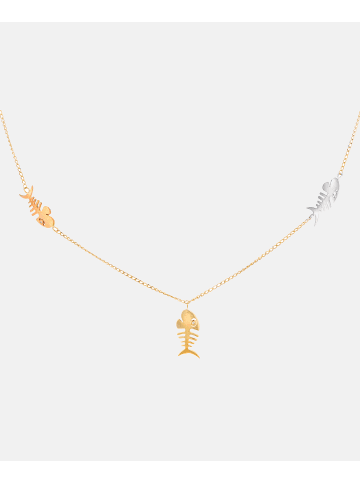 Diamant L'éternel Halskette aus 375 Gelbgold mit Diamant