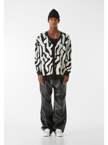 9N1M SENSE 9N1M SENSE Gestrickte Strickjacke in whitesand/black