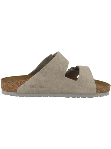 Birkenstock Sandale Arizona Veloursleder normal in grau