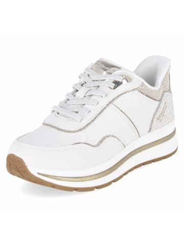 Tamaris Schnürhalbschuh in weiss