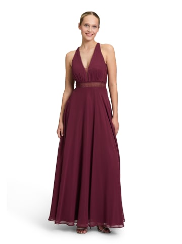Vera Mont Abendkleid mit Spitze in Wild Ruby