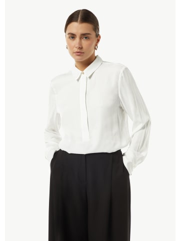 comma Bluse langarm in Weiß