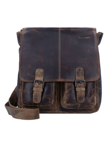 Greenland Nature Montana Umhängetasche Leder 27 cm in natur