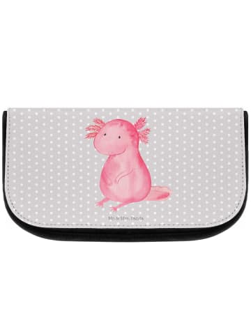 Mr. & Mrs. Panda Kulturbeutel Axolotl Niedlich ohne Spruch in Grau Pastell