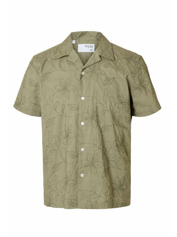 SELECTED HOMME Kurzarm FreizeitHemd für Herren in grün