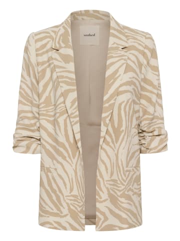 Soaked in Luxury Blazer SLShirley Casual fit in White Pepper Animal